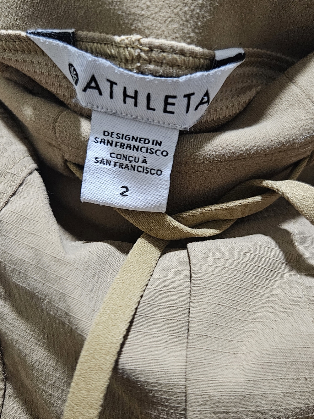 Athleta Khaki Utility Skort - Picture 2 of 10